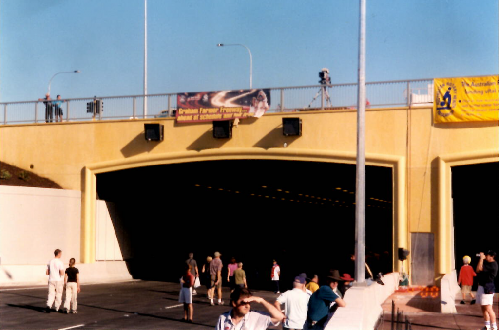 Entering the tunnel, 2000
